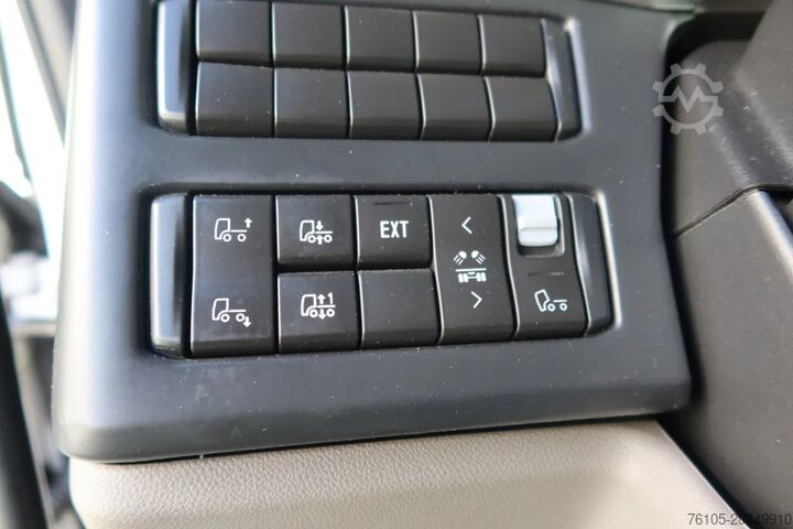 Biltransportör Scania R500 NGS Machine oprijwagen Stuur as.