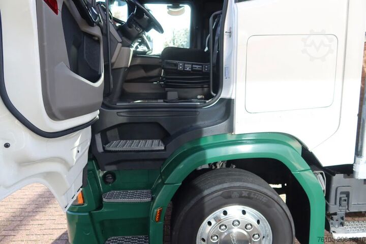Biltransportör Scania R500 NGS Machine oprijwagen Stuur as.