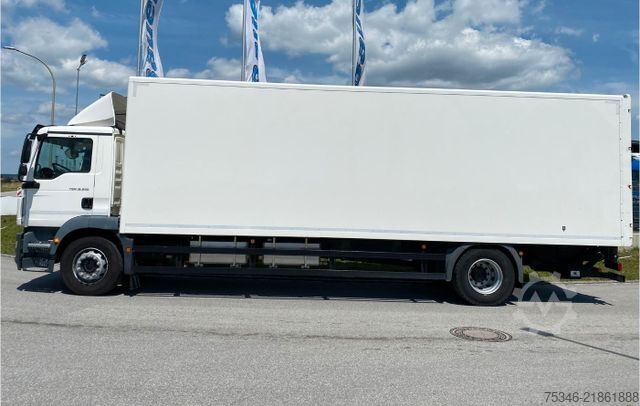 Φορτηγό κουτί (κουρμπαριστό) MAN TGM 18.290 BL Koffer 8,35m/LBW 3 to/ nur 190 tkm