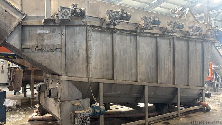 Waslijn voor kunststof 1000 kg/u EKOLINIA WASHING LINE FOR WASTE PLASTIC