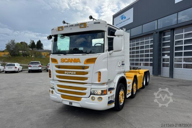 Roll-off tipper truck SCANIA G480 8x4 Abroll Sobag