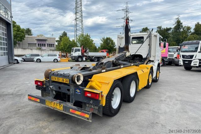 Roll-off tipper truck SCANIA G480 8x4 Abroll Sobag