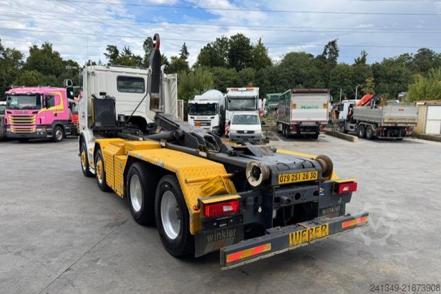 Roll-off tipper truck SCANIA G480 8x4 Abroll Sobag