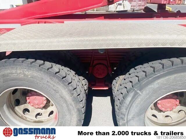 Camião porta-contentores de gancho MAN TGS 35.500 8x4 BB, Pritarder, Meiller RK 30.65