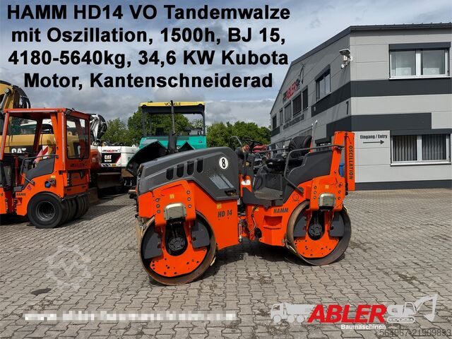 Tandemwals Hamm HD14 VO Tandemwalze mit Oszillation