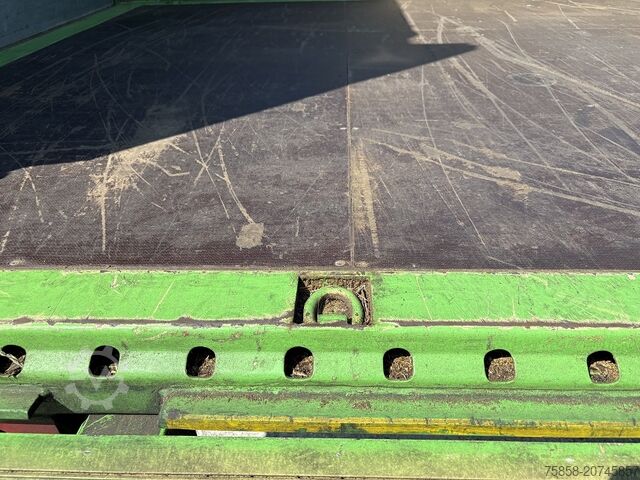 Swap body with flatbed Krone Baustoff 7,45 Multilockrahmen Türen