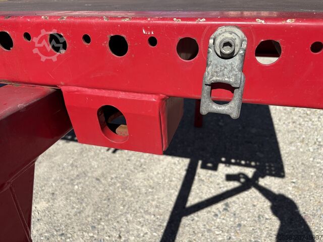 Swap body with flatbed Krone 7,45m BDF Baustoff Multilockrahmen