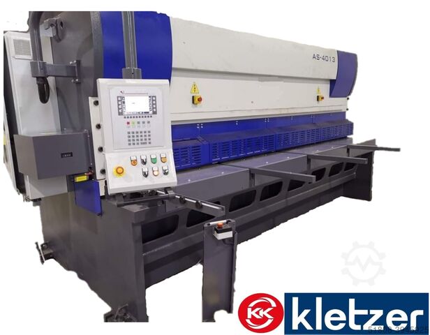 Plaatschaar hydraulisch zwenkknippen KK Kletzer NC Tafelschere Schwingschnitt KK kletzer BS 4106