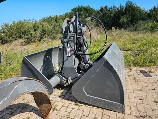 Mobiele graafmachine FUCHS mobiler Ladekran 380/390MHL mit augeräten