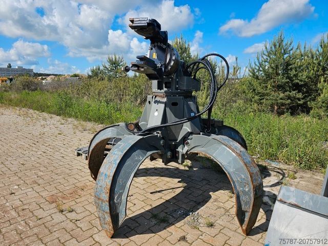 Mobiele graafmachine FUCHS mobiler Ladekran 380/390MHL mit augeräten