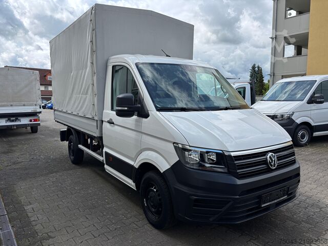 Transporter mit Pritsche & Plane VW Crafter35 Plane*Klima*Kamera*20Tkm*1.Han