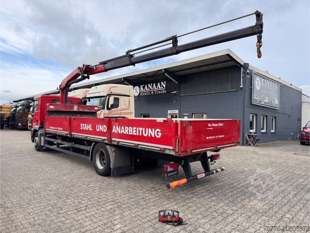 Γερανός τοποθετημένος σε φορτηγό MAN TGM 18.340 Langmaterial Palfinger PK13001K Funk