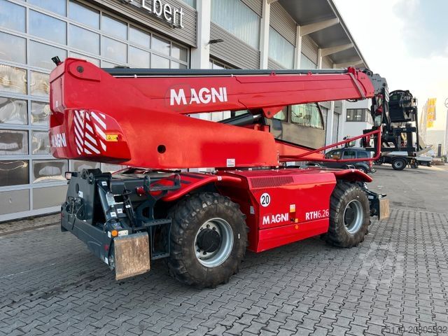 Telehandler MAGNI Magni RTH 6.26 / nur 849h ! / Gabel / 6 t Winde