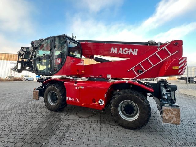 Telehandler MAGNI Magni RTH 6.26 / nur 849h ! / Gabel / 6 t Winde