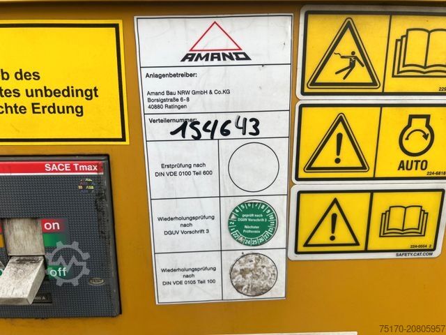 Other CATERPILLAR DE200E3 Stromerzeuger / 180KVA / 2017 / 12.921h