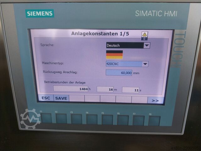 Hydraulisk CNC vandret bukkemaskine STIERLI 420 CNC-CE