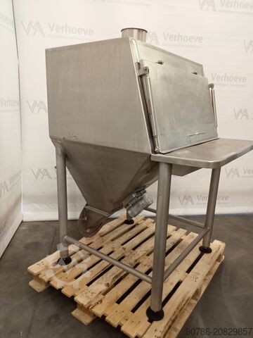 Flowveyor powder intake dump cabinet with conveyor Flowveyor 