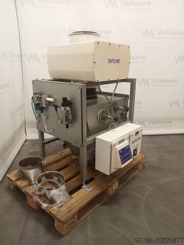 Safe line detetor de metais de passagem com válvula de rejeição em aço inoxidável Safe Line 