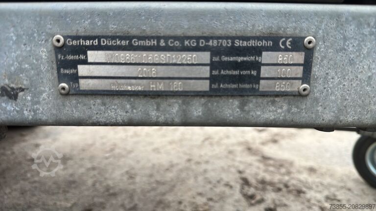 Triturador Dücker HM 160 Wood Chipper