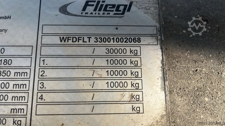 Semirreboque de carga baixa Fliegl DTS 300