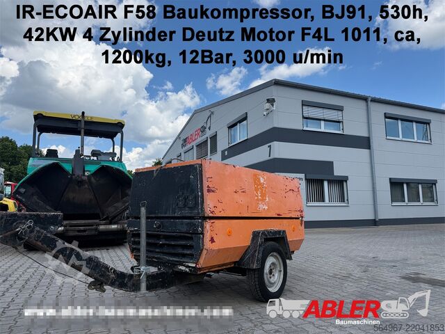 Skruekompressor Eco-Air F58 Baukompressor Deutz Motor