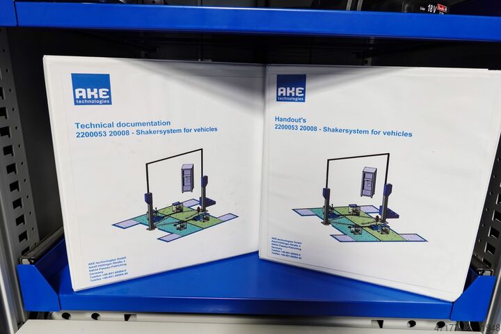 Fordonets vibrationsprovning AKE Shakersystem for Vehicles NVH Prüfstand