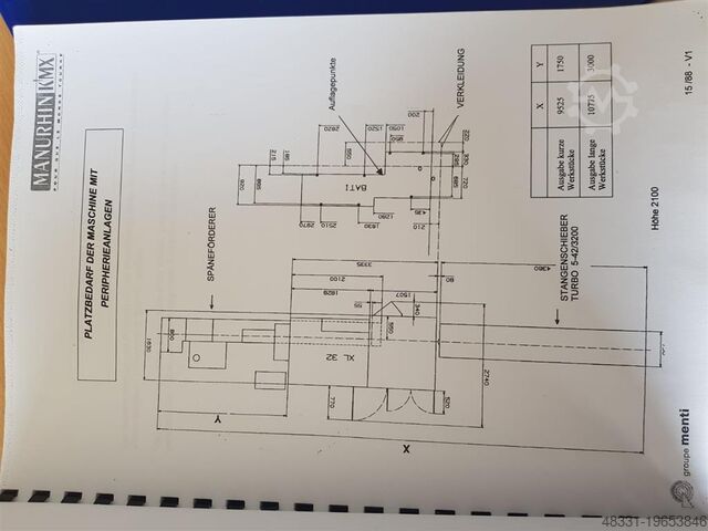 Centro de torneado y fresado CNC PFIFFNER-MANURHIN KMX-XL32