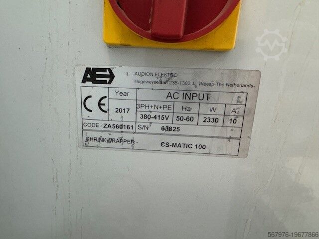 Shrink Wrapper Audion Packaging Machines CS-Matic 100 shrink wrapper