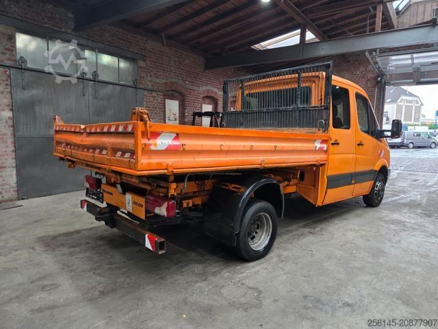 Driezijdige kipper bestelwagen MERCEDES-BENZ Sprinter DoKa 3 S Kipper 515 CDI AHK 7 Sitze