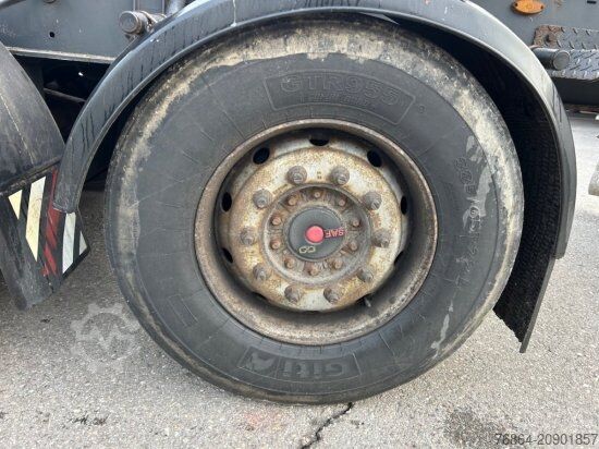 Rönkhordó félpótkocsi SCHWARZMüLLER HOLZAUFLIEGER 10 RUNGENPAARE SAF ACHSEN, LIFTACHSE