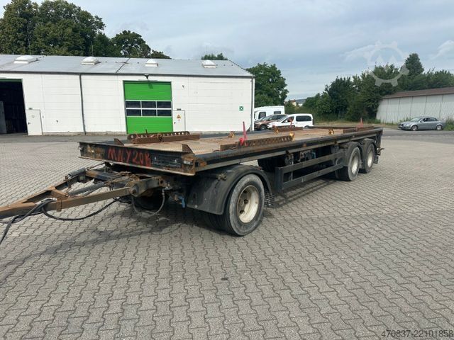 Abrollanhänger Reisch REA-24 / Absetzmulden / Plattform 8 m