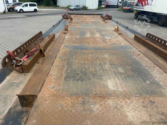 Abrollanhänger Reisch REA-24 / Absetzmulden / Plattform 8 m