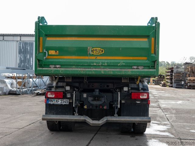 Třístranný sklápěč DAF FAT XFC 530 SL Meiller TRIGENIUS D 316