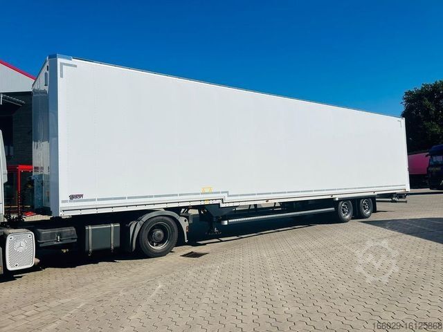 Box-semitrailer TALSON 2-Achs Mega Kofferauflieger  Event Trucking