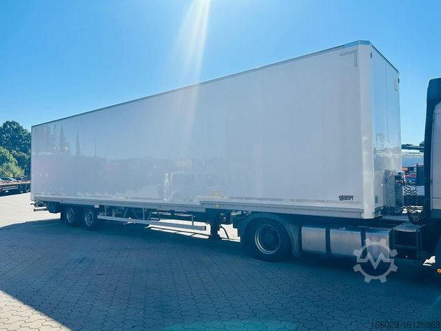 Box-semitrailer TALSON 2-Achs Mega Kofferauflieger  Event Trucking
