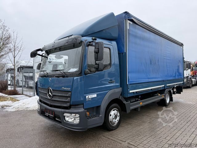 Furgone centinato MERCEDES-BENZ Atego 818 Pritsche+Plane+Edscha+LBW/Klima/EURO6D