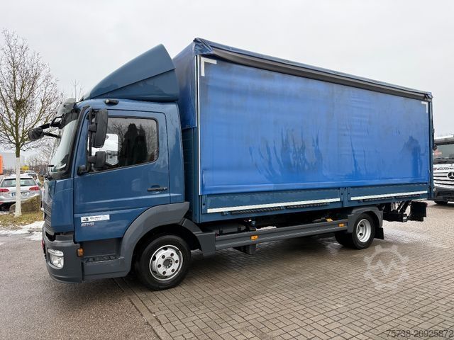 Furgone centinato MERCEDES-BENZ Atego 818 Pritsche+Plane+Edscha+LBW/Klima/EURO6D