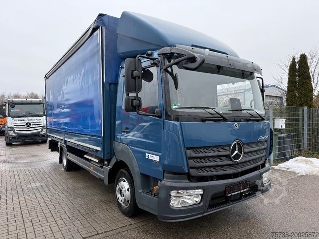 Furgone centinato MERCEDES-BENZ Atego 818 Pritsche+Plane+Edscha+LBW/Klima/EURO6D