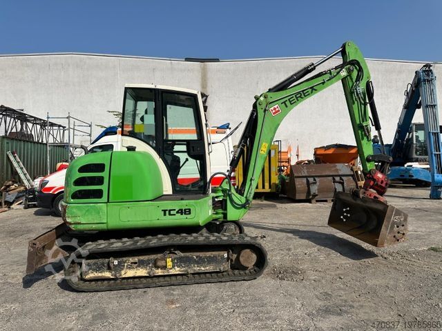 Minigraafmachine TEREX TC 48 / PowerTilt  **2 x auf Lager**