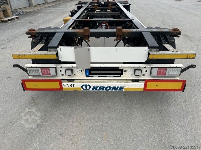 Reboque de chassis intercambiável KRONE 2 Achswechselfahrgestell, Typ: AZW 18 eL3B9