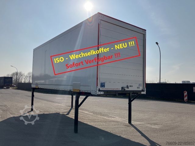 Reboque de carroçaria intercambiável KRONE Wechselbrücke Kühlaufbau