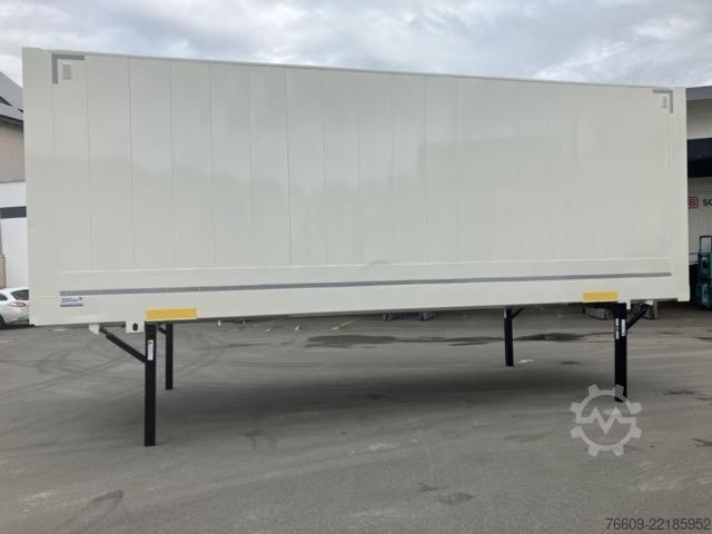 Reboque de carroçaria intercambiável KRONE Heck Alu.- Rolltor