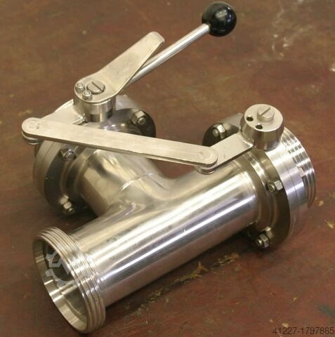 Válvula de disco DN65 Kieselmann Mehrwegesystem