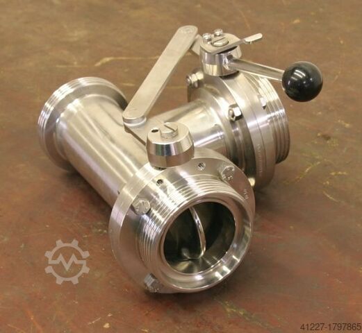 Válvula de disco DN65 Kieselmann Mehrwegesystem