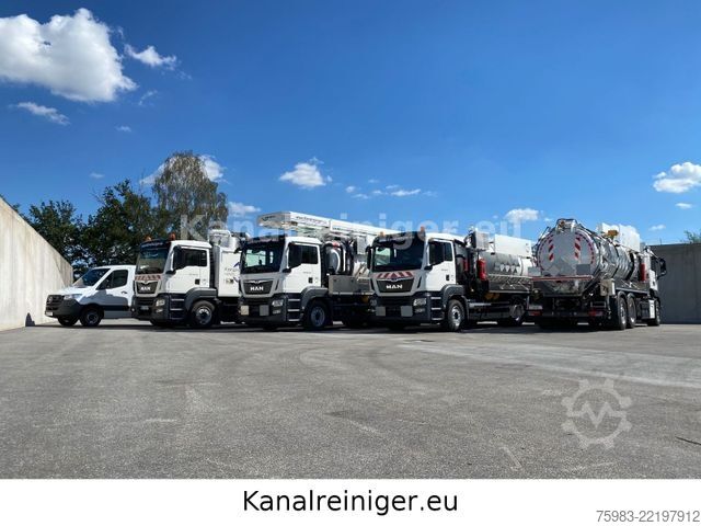 Camión cisterna de vacío MERCEDES-BENZ Vario 816 D - Müller Einbauspüler 7,5t