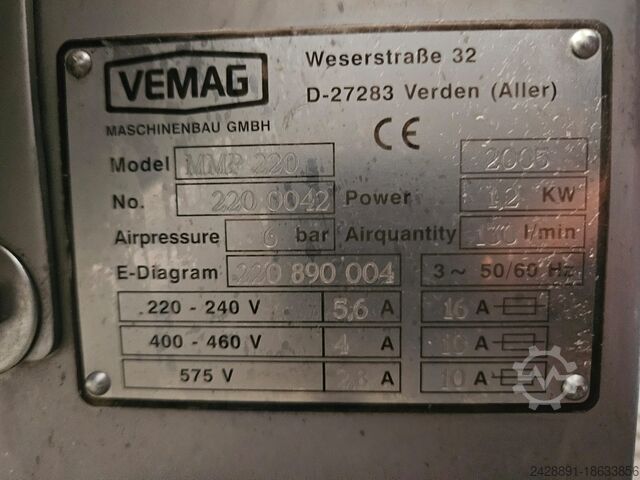 Porzionatore/porzionatore Vemag MMP 220
