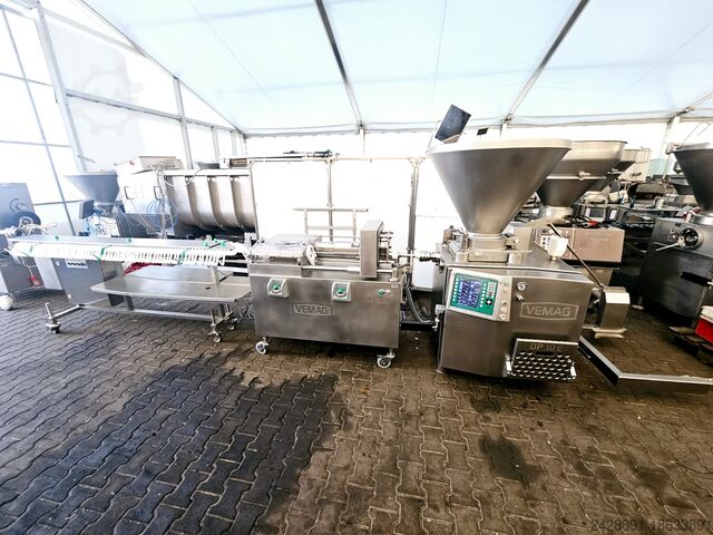 Pølse produktionslinje Vemag DP10E, LPG 208, AHM