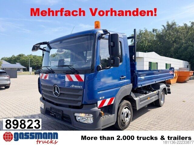 Furgón volquete Mercedes-Benz Atego 816 K 4x2, 2x AHK, Meiller-Kipper, mehrfach