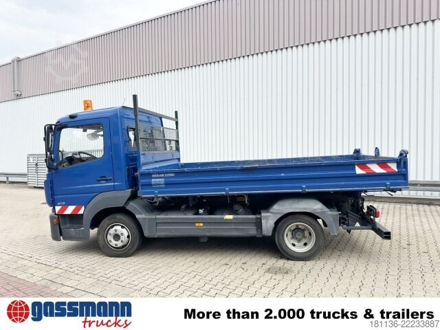 Kiepwagen bestelauto Mercedes-Benz Atego 816 K 4x2, 2x AHK, Meiller-Kipper, mehrfach