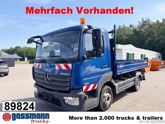Furgón volquete Mercedes-Benz Atego 816 K 4x2, 2x AHK, Meiller-Kipper, mehrfach